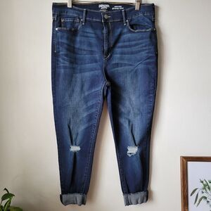 EUC DENIZEN FROM LEVIS HI RISE CUFFED JEGGING CROP SIZE 33 WAIST / 12